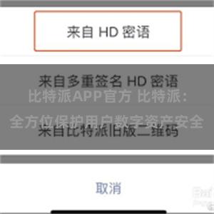 比特派APP官方 比特派：全方位保护用户数字资产安全