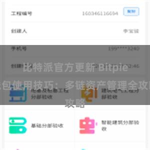 比特派官方更新 Bitpie钱包使用技巧：多链资产管理全攻略