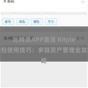 比特派APP直连 Bitpie钱包使用技巧：多链资产管理全攻略