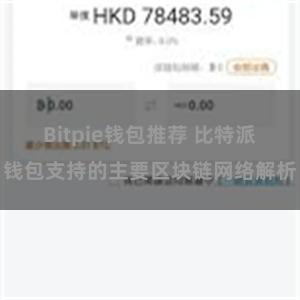 Bitpie钱包推荐 比特派钱包支持的主要区块链网络解析