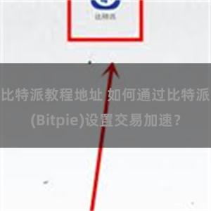 比特派教程地址 如何通过比特派(Bitpie)设置交易加速？