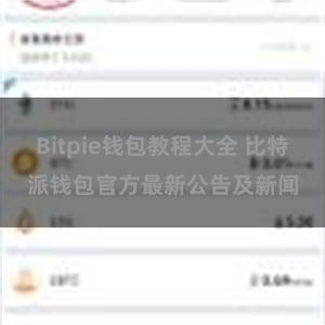 Bitpie钱包教程大全 比特派钱包官方最新公告及新闻