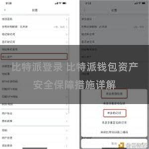 比特派登录 比特派钱包资产安全保障措施详解