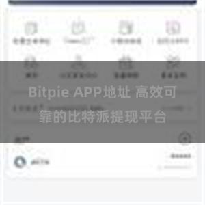 Bitpie APP地址 高效可靠的比特派提现平台